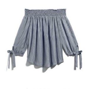 Alice Blue Pineto Off the Shoulder Top NWT